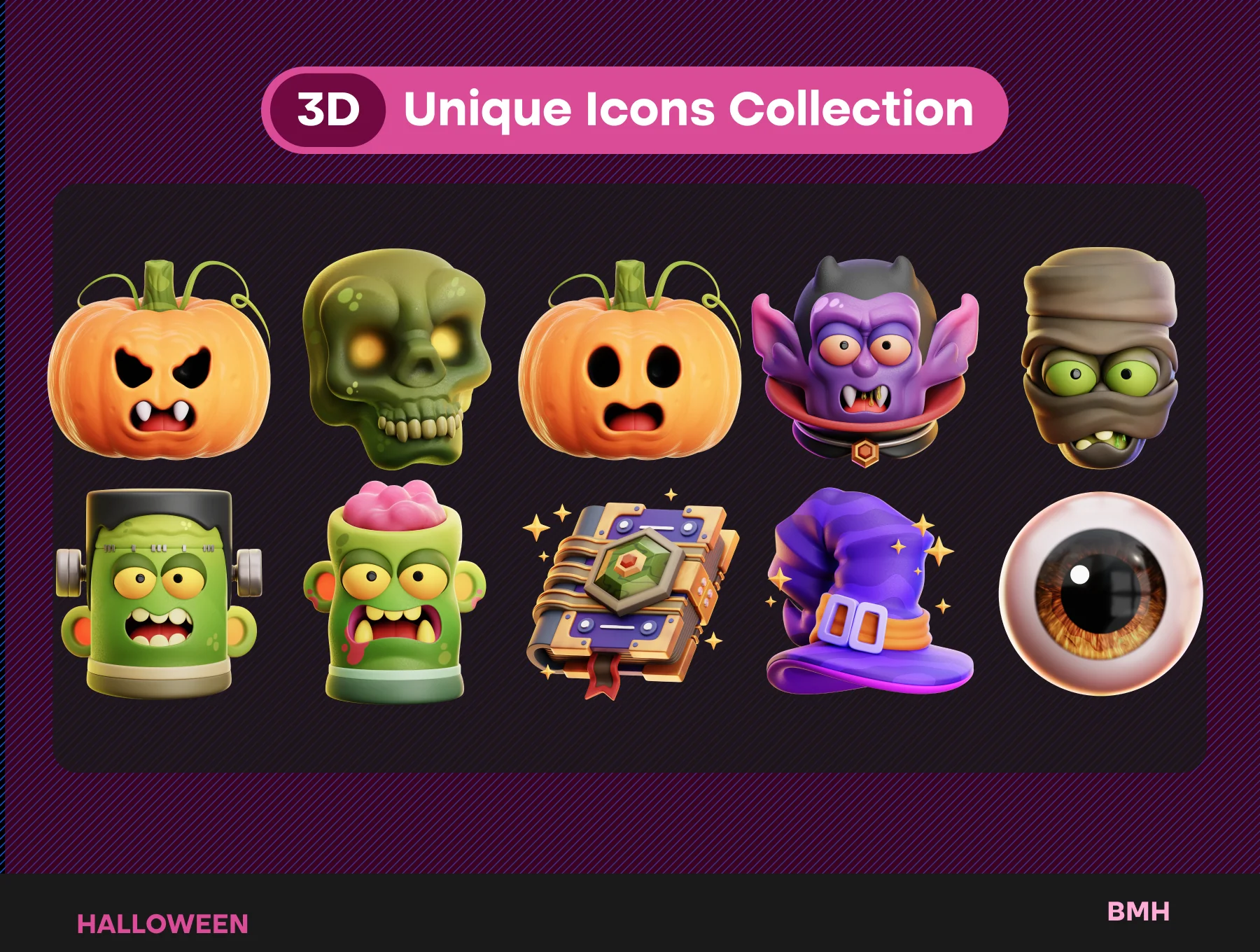 Halloween 3D Icons Illustraton 6