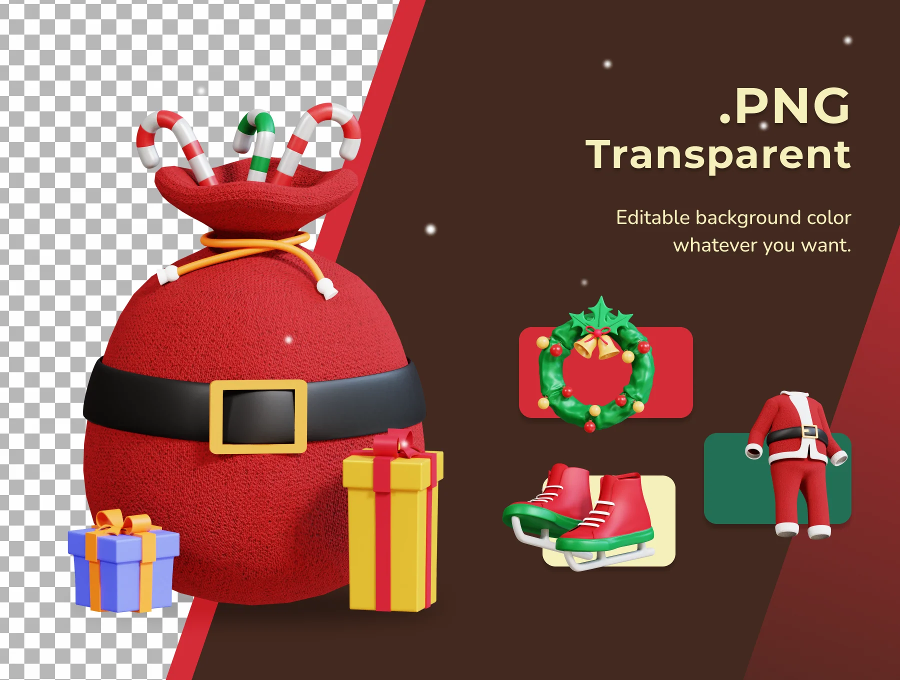Christmas 3D Icon Pack 3