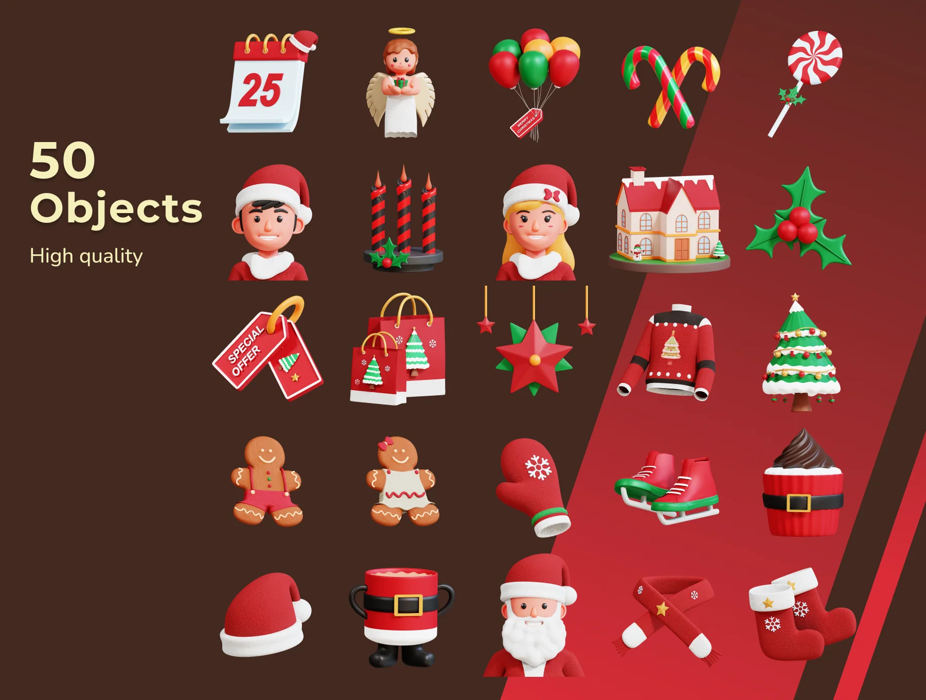 Christmas 3D Icon Pack 5