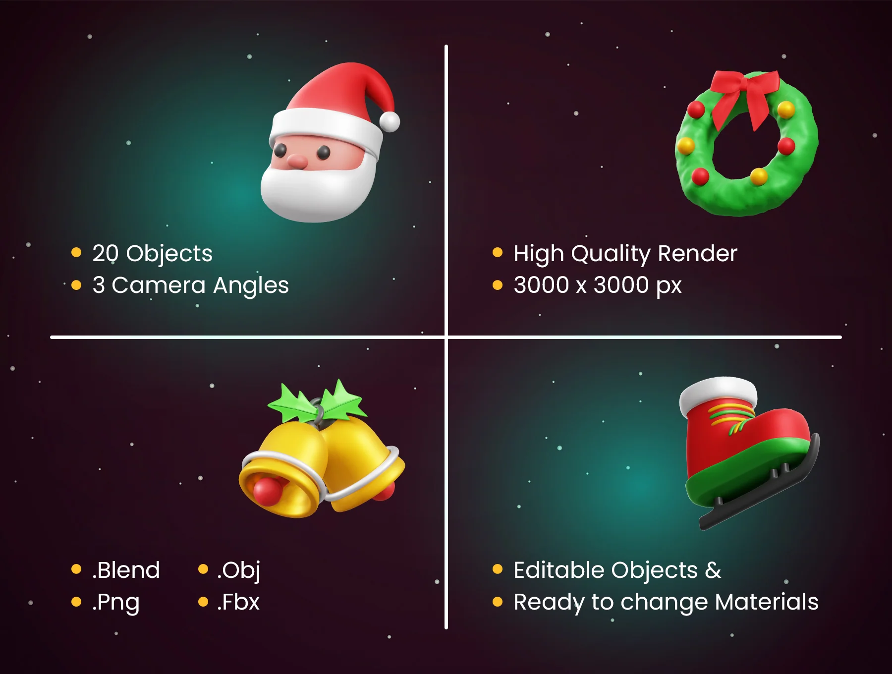 Christmas 3D Icon 2
