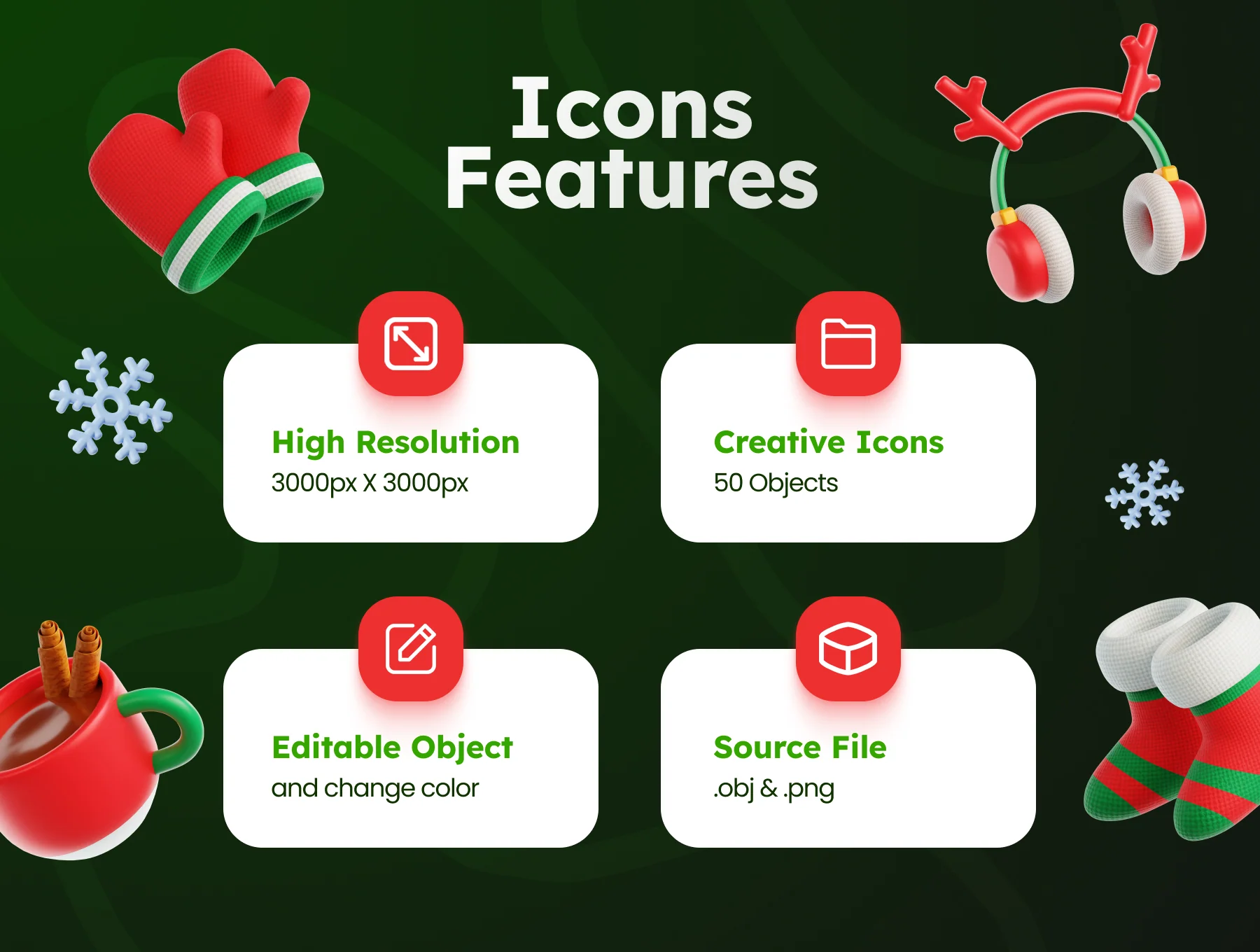 Christmas 3D Illustrations 2