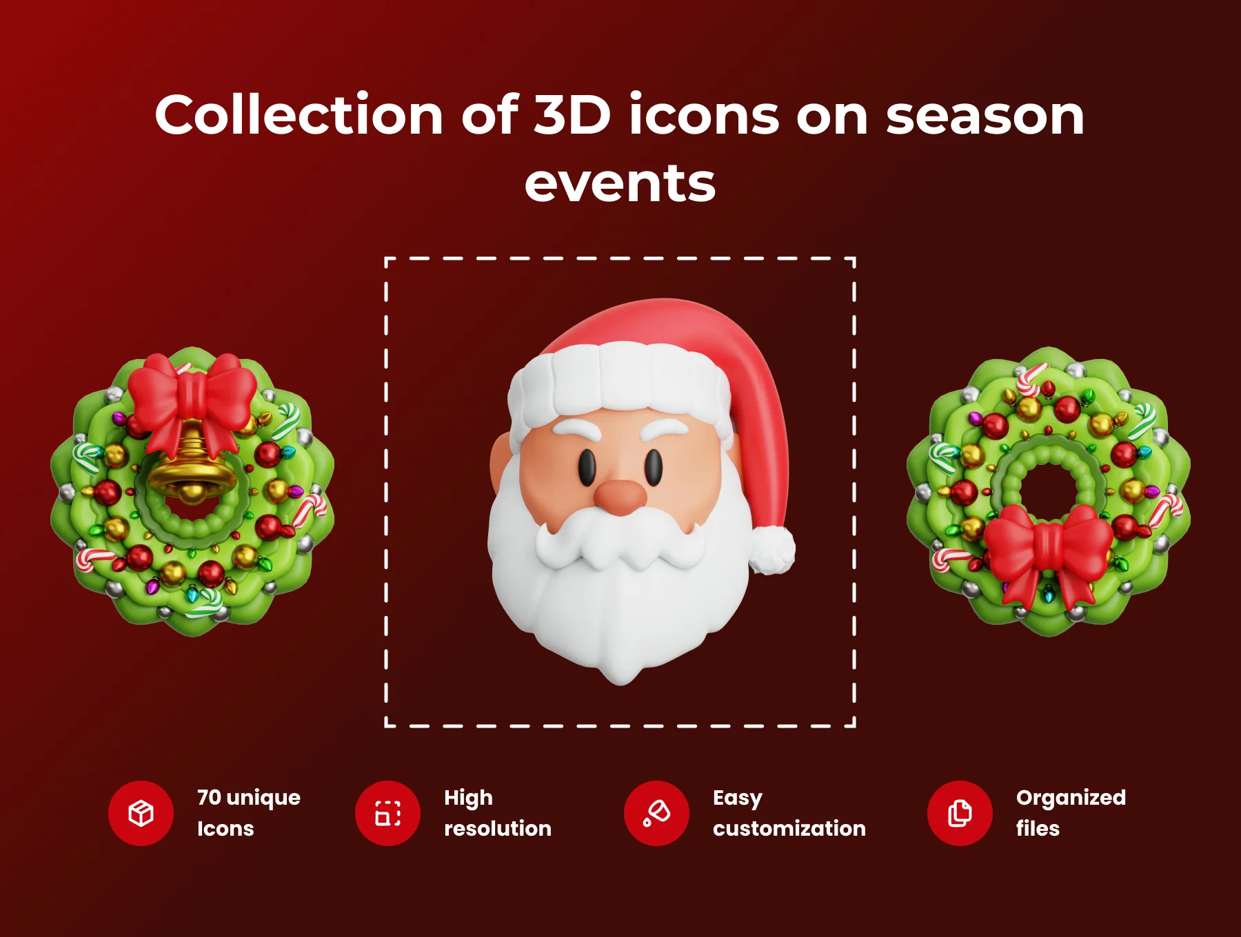 Christmas Eve 3D Illustration Pack 2