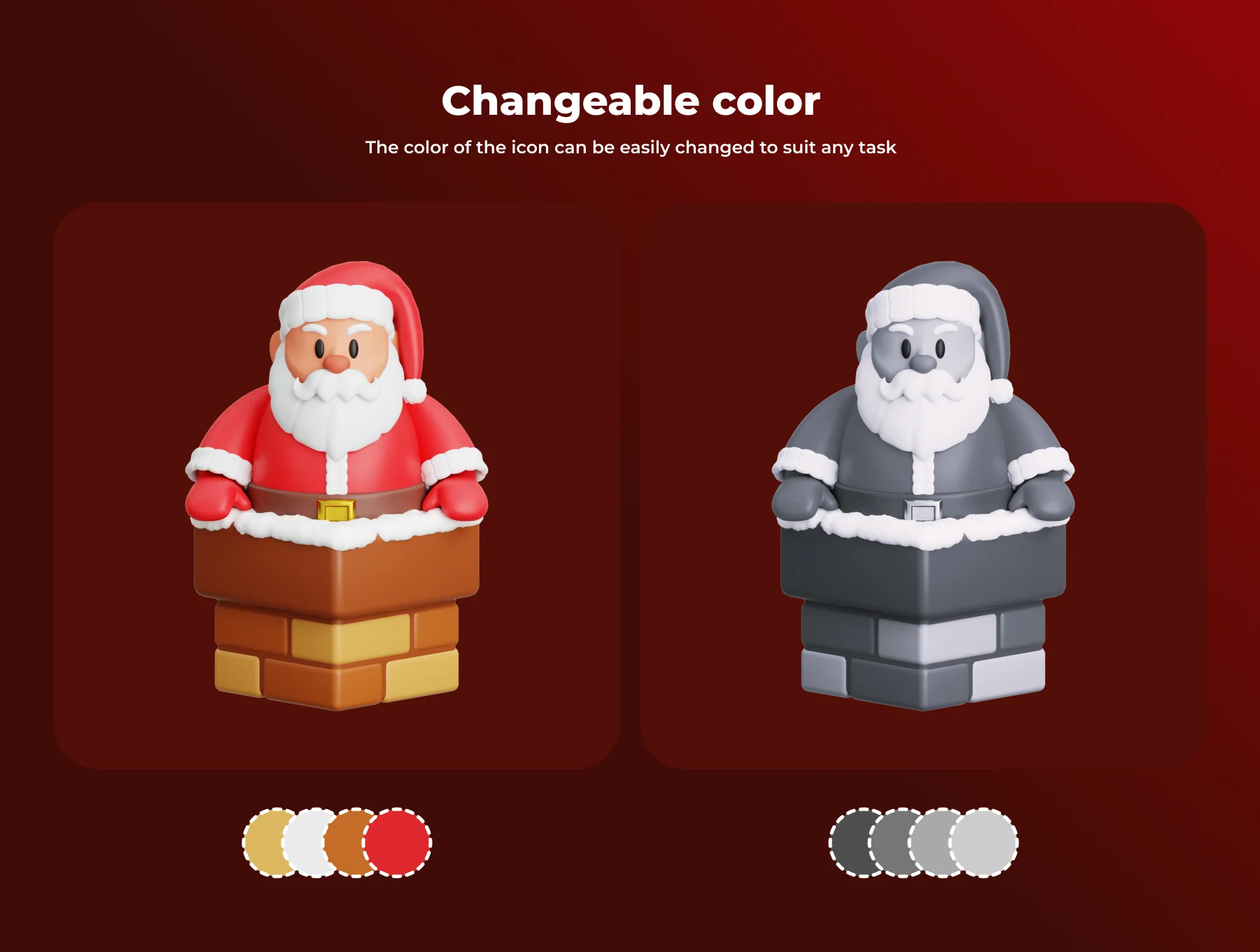 Christmas Eve 3D Illustration Pack 3