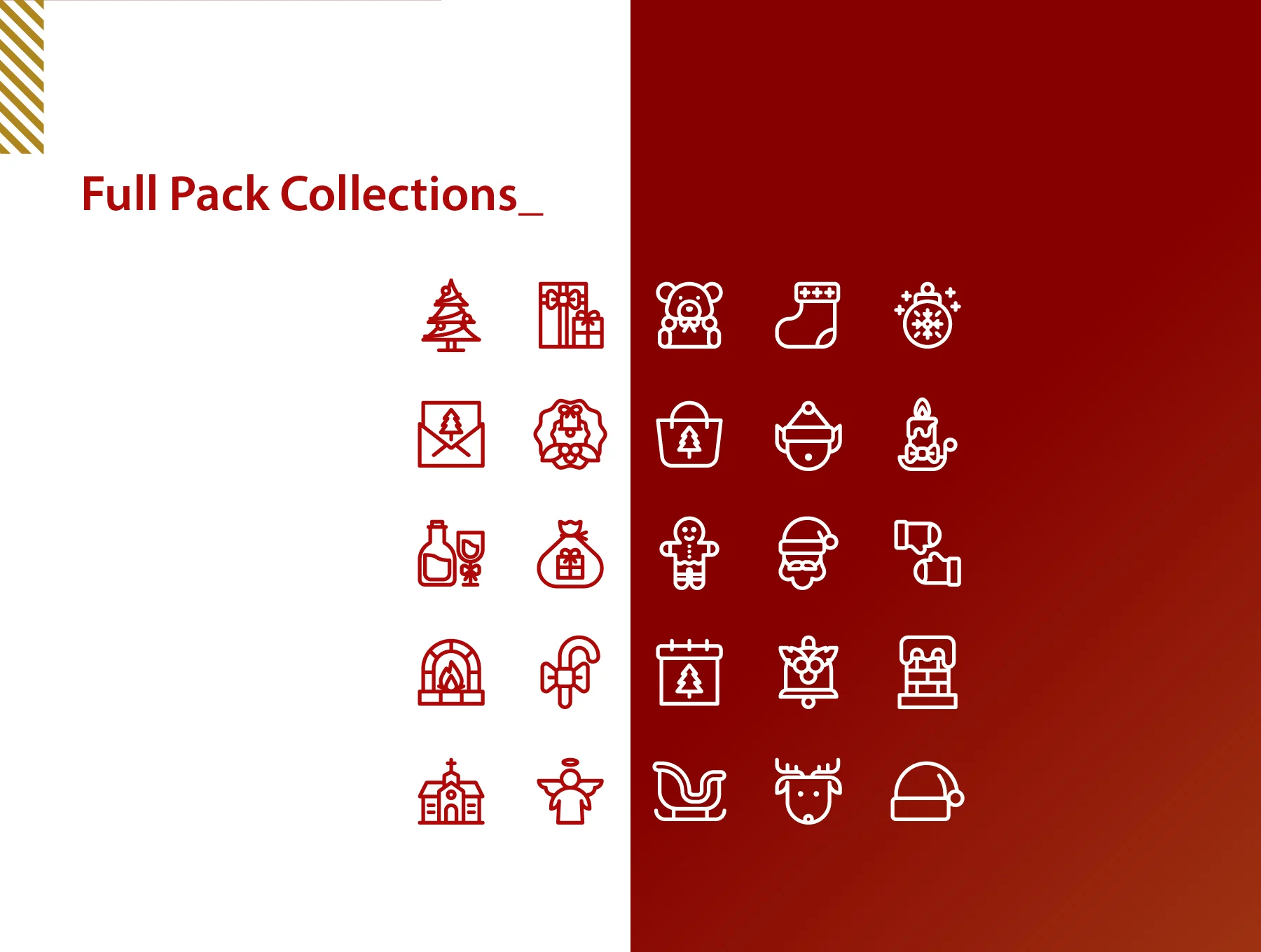 150 Christmas Icons Set 4