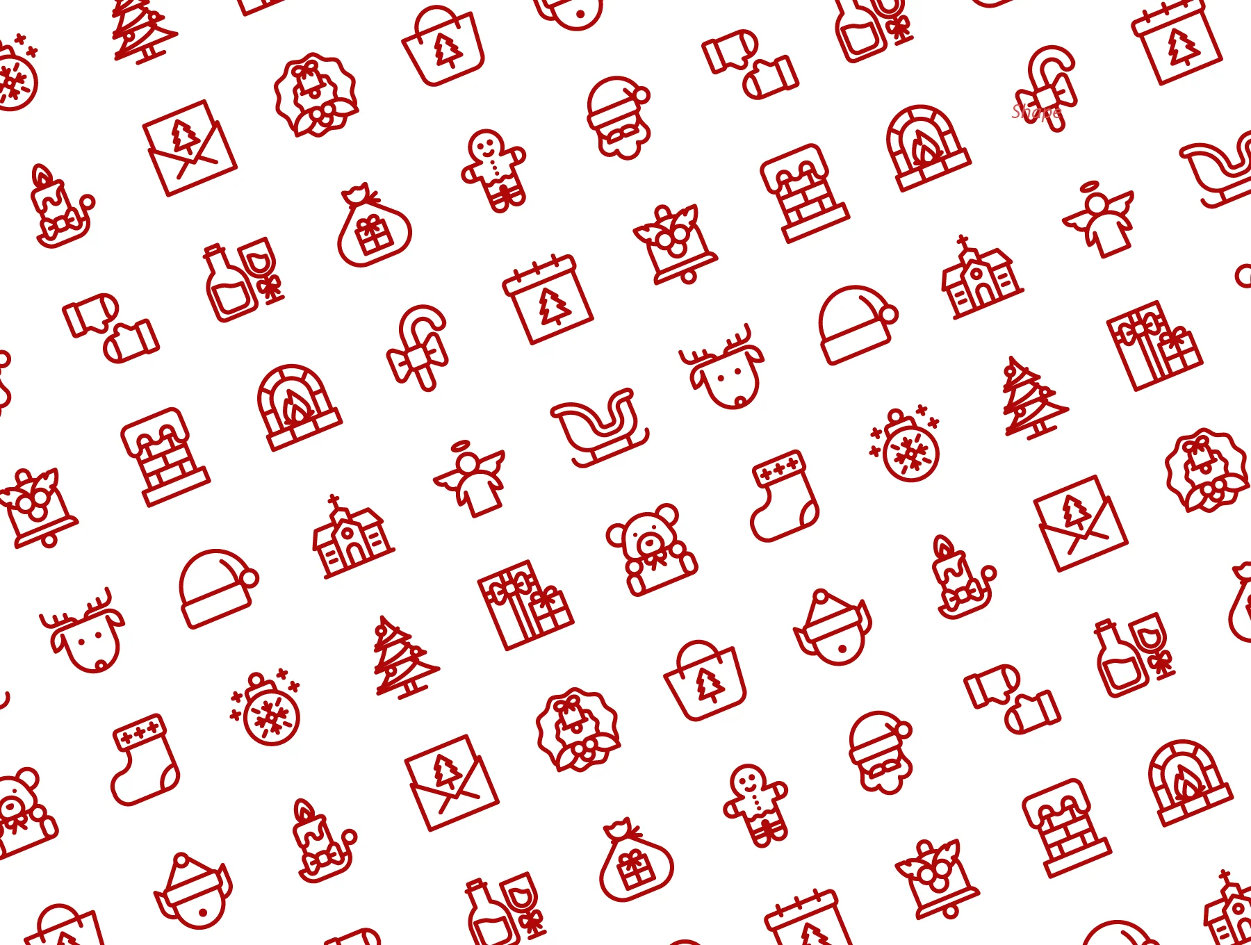 150 Christmas Icons Set 6