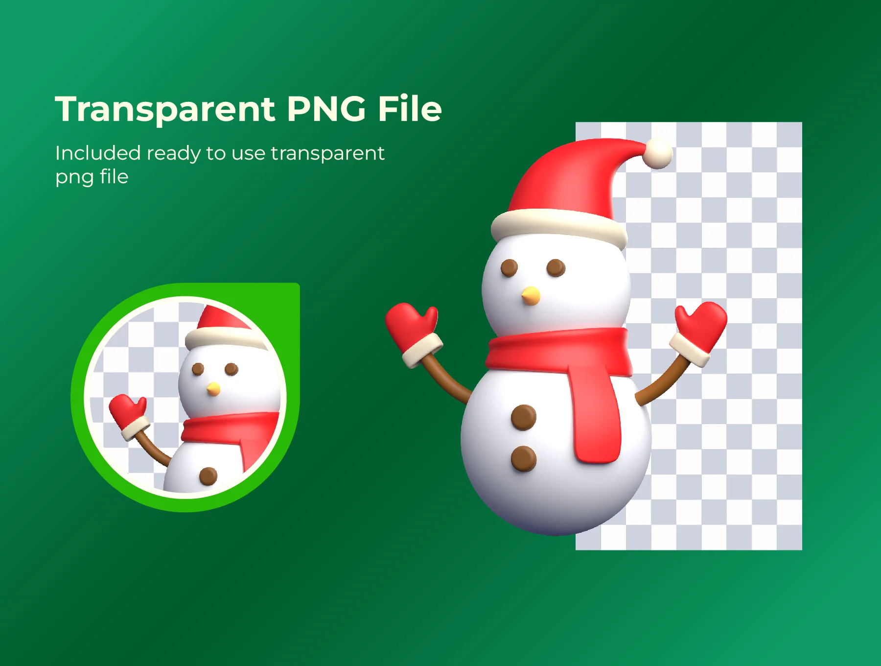 Christmas Object 3D Icon Pack 4