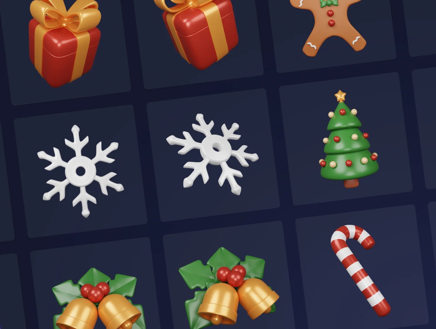 Christmas Pack - Customizable 3D Icons 5