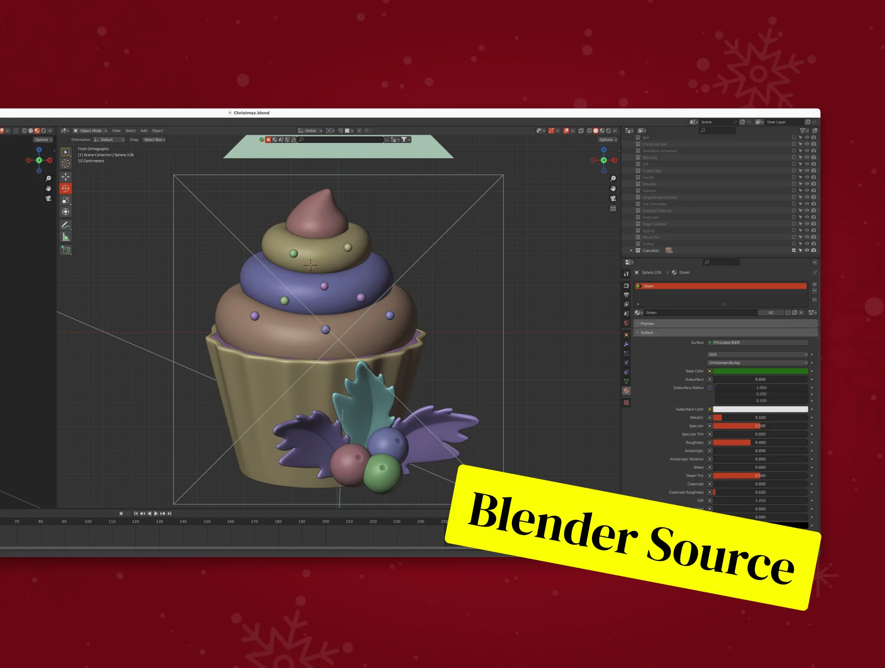 Christmas Time 3D Icon Set 3