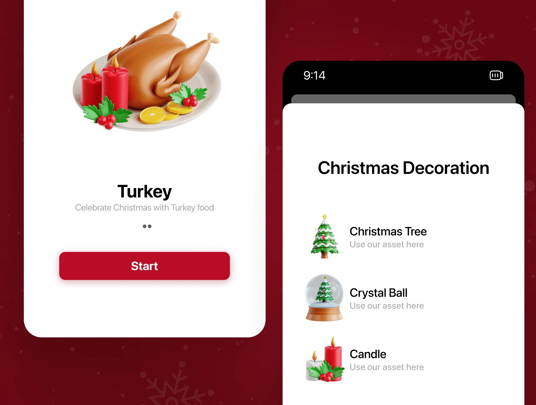 Christmas Time 3D Icon Set 4