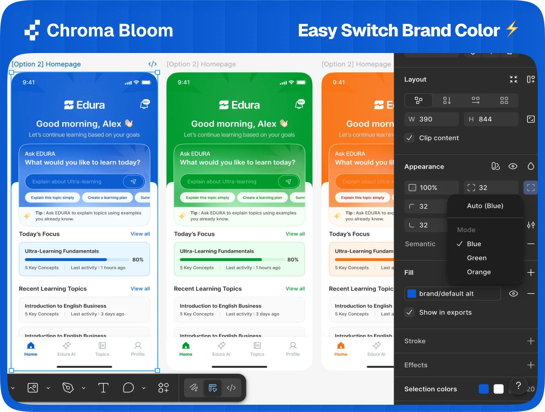 Chroma Bloom — Multi-brand Design Foundation Kit 3
