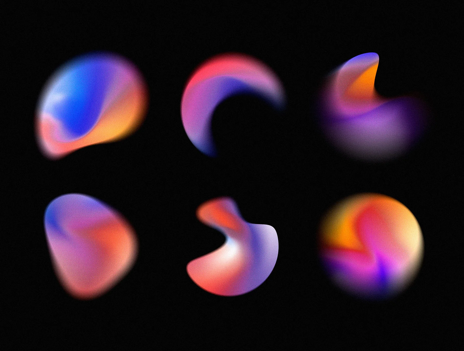 Chroma Gradient Shapes Collection 2