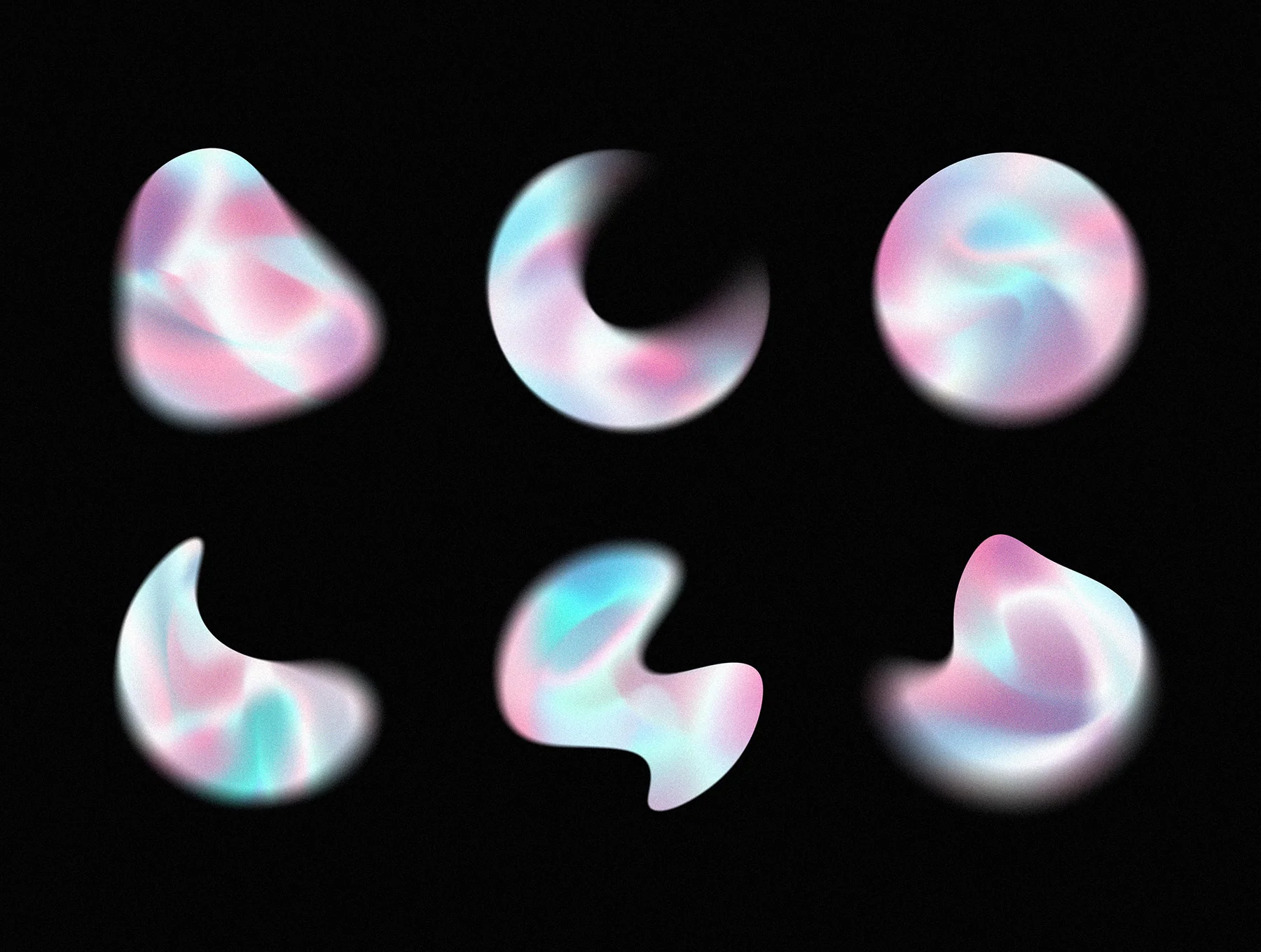 Chroma Gradient Shapes Collection 3