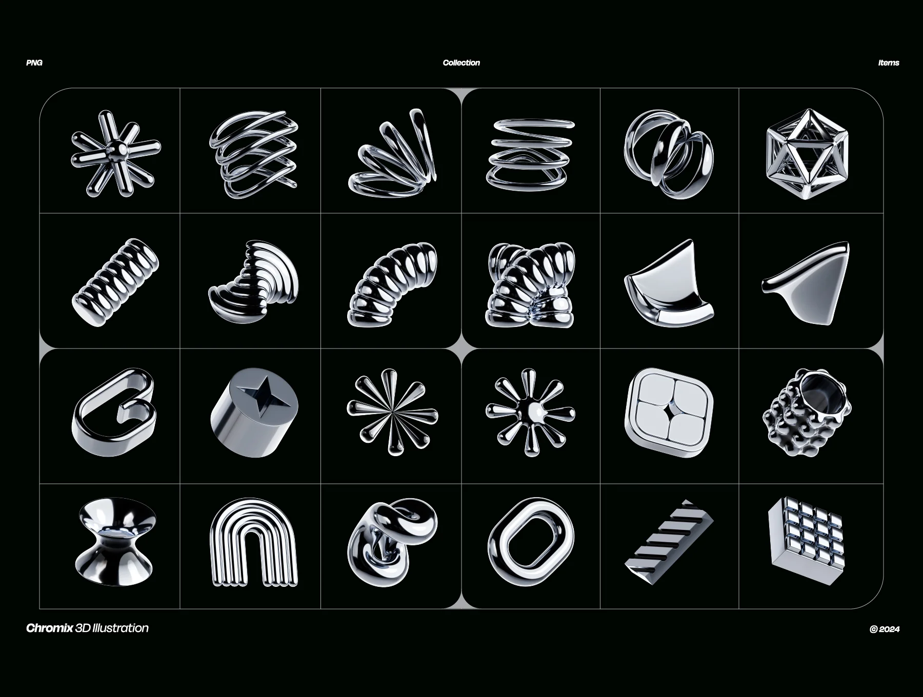 Chromix 3D Illustration 3