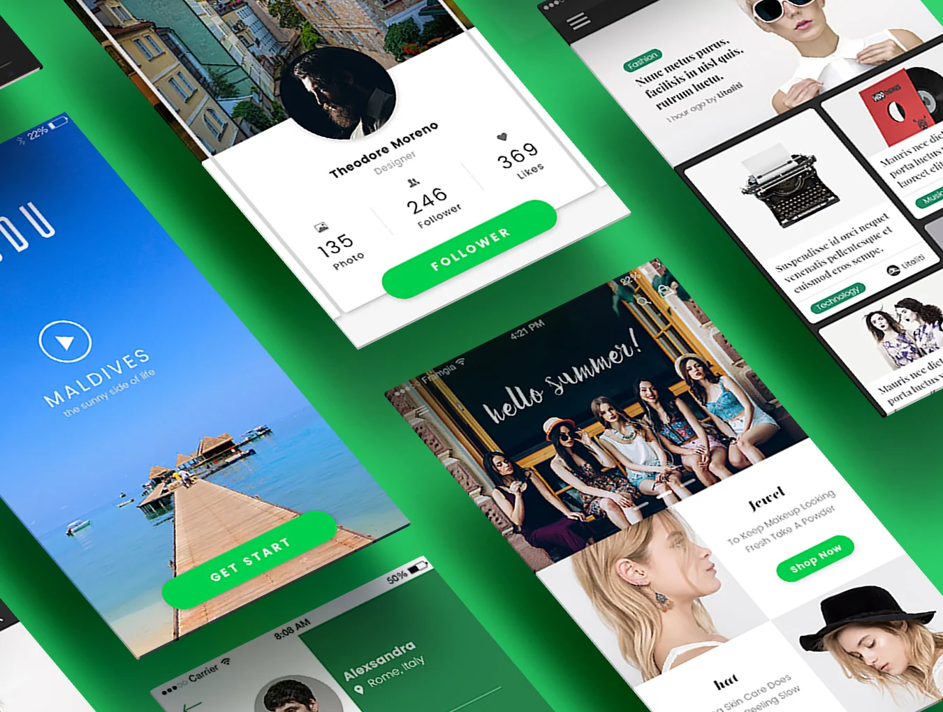 Chudu Mobile UI Kit 4