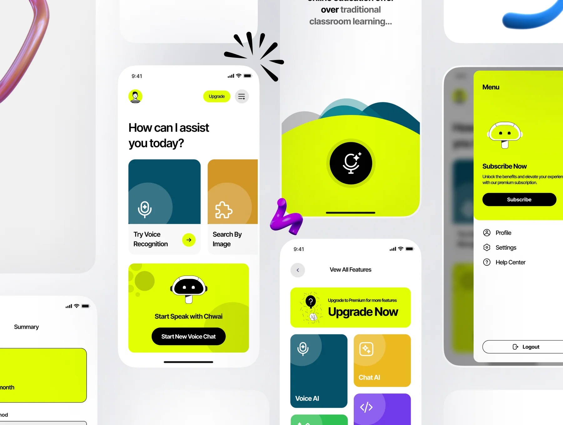 Chwai mobile ui kit 3