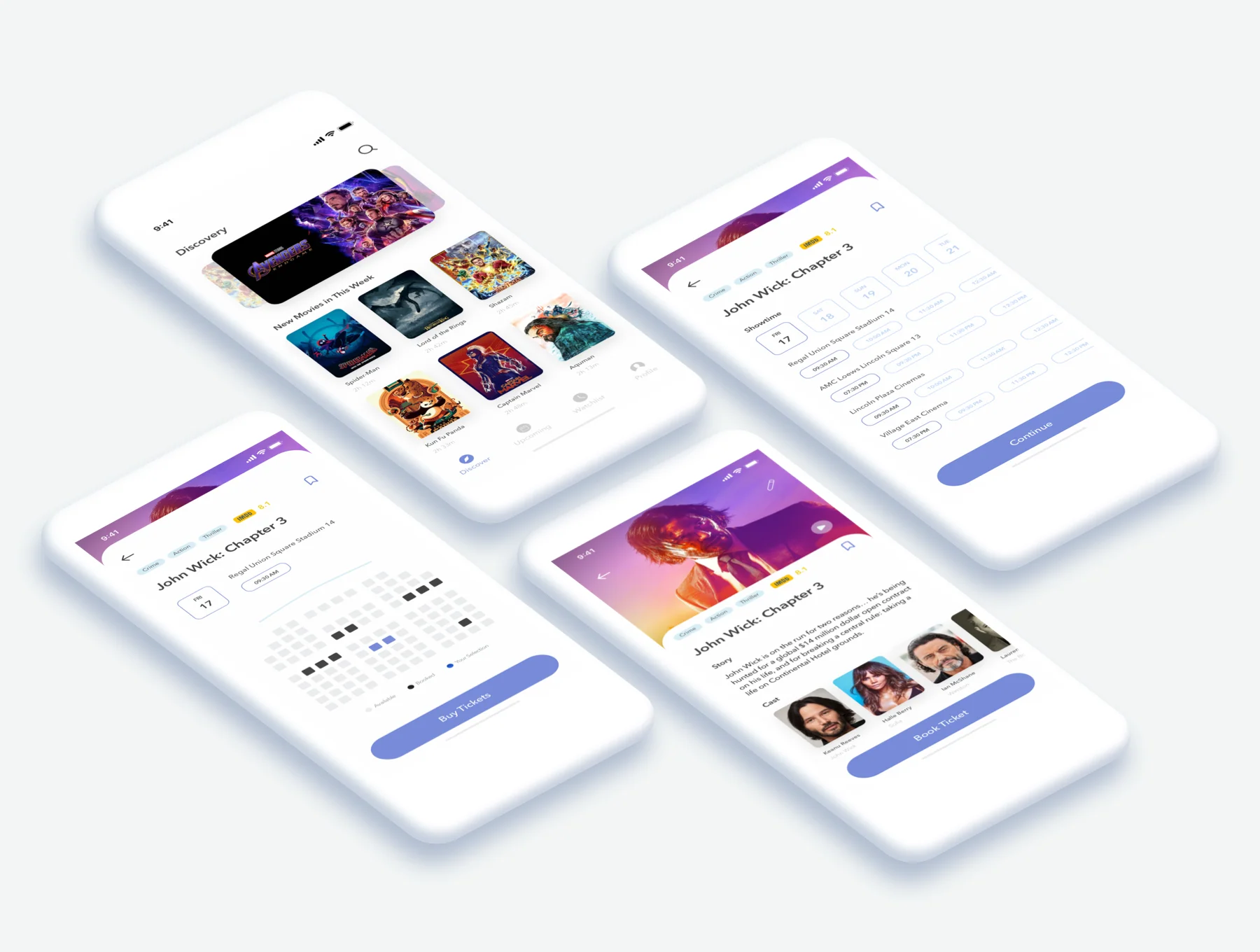 CineBox Movie App UI UX Kit 2