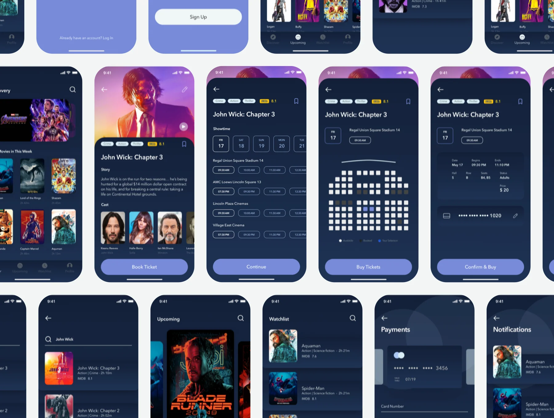 CineBox Movie App UI UX Kit 5