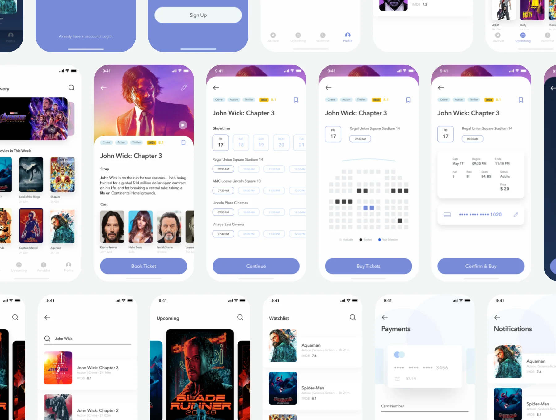 CineBox Movie App UI UX Kit 6