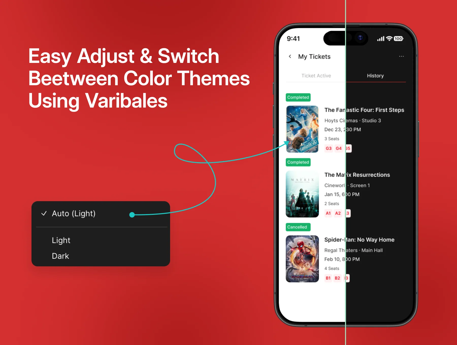 Cinefy - Ticket Movie Booking UI KIt App 3