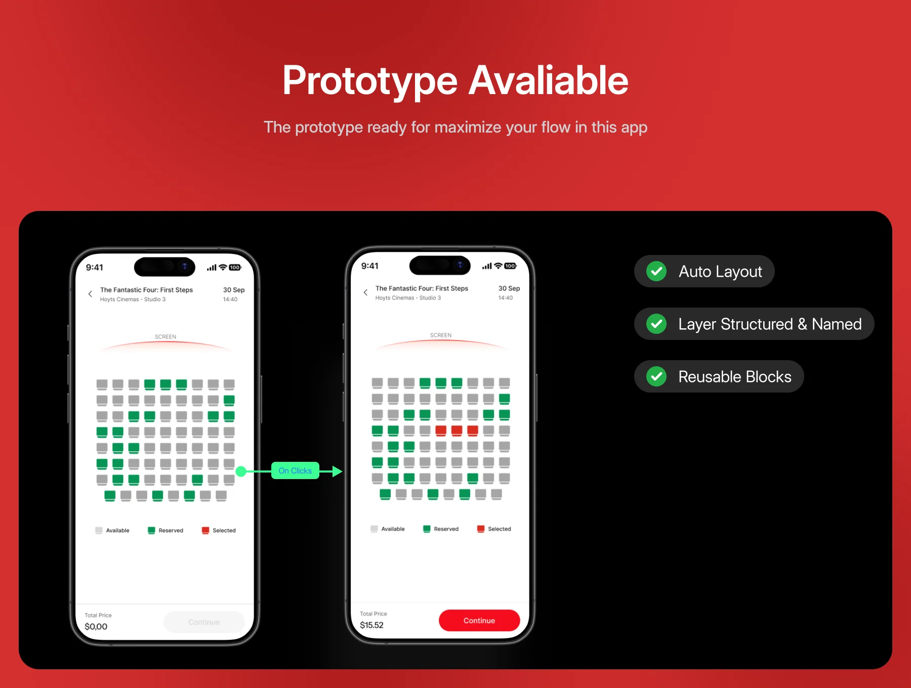 Cinefy - Ticket Movie Booking UI KIt App 6