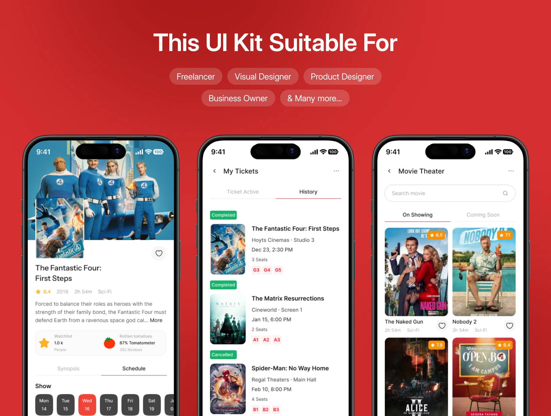 Cinefy - Ticket Movie Booking UI KIt App 7