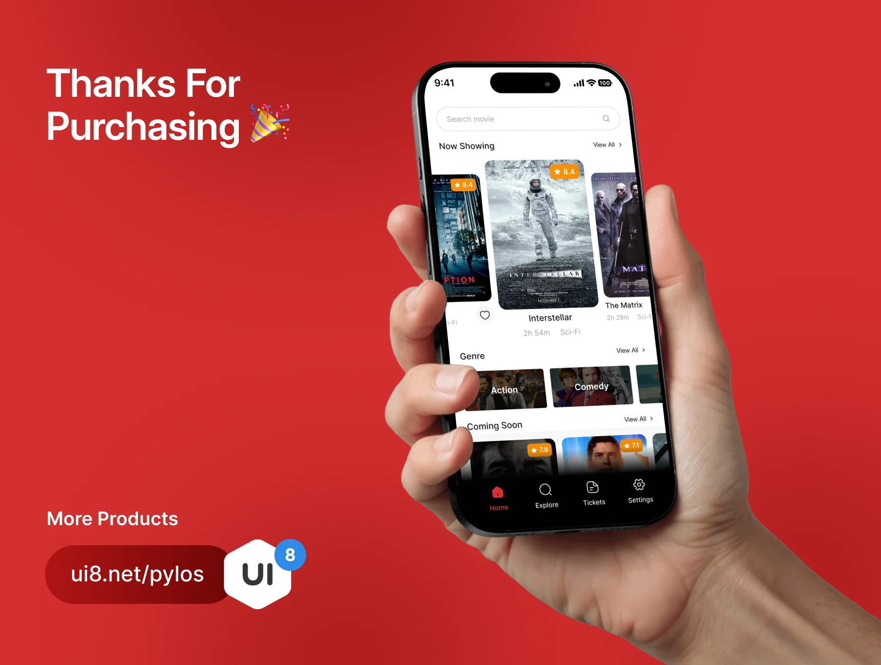 Cinefy - Ticket Movie Booking UI KIt App 8
