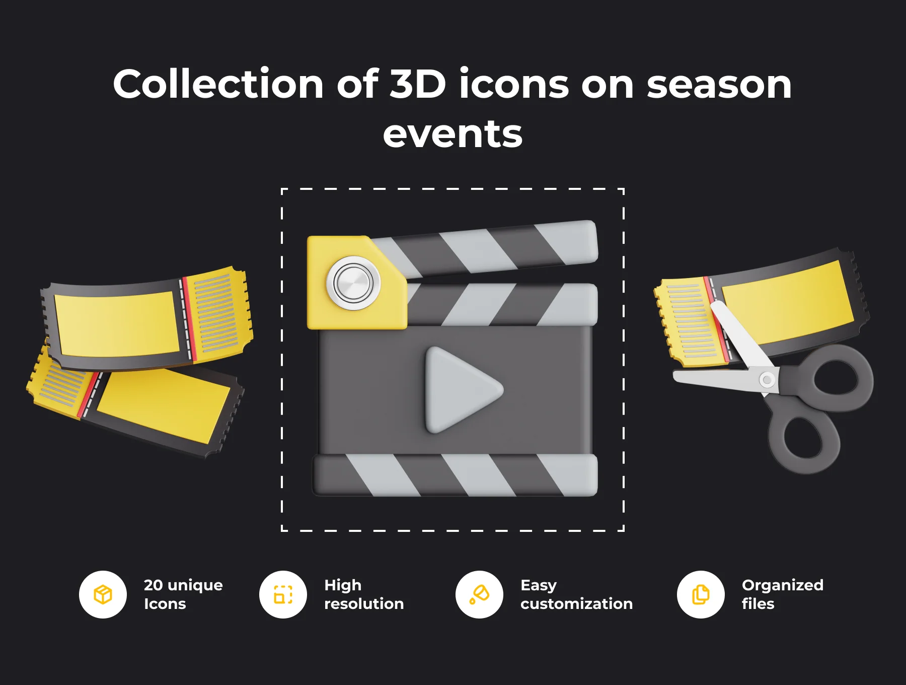 Cinema 3D Illustration Pack 2