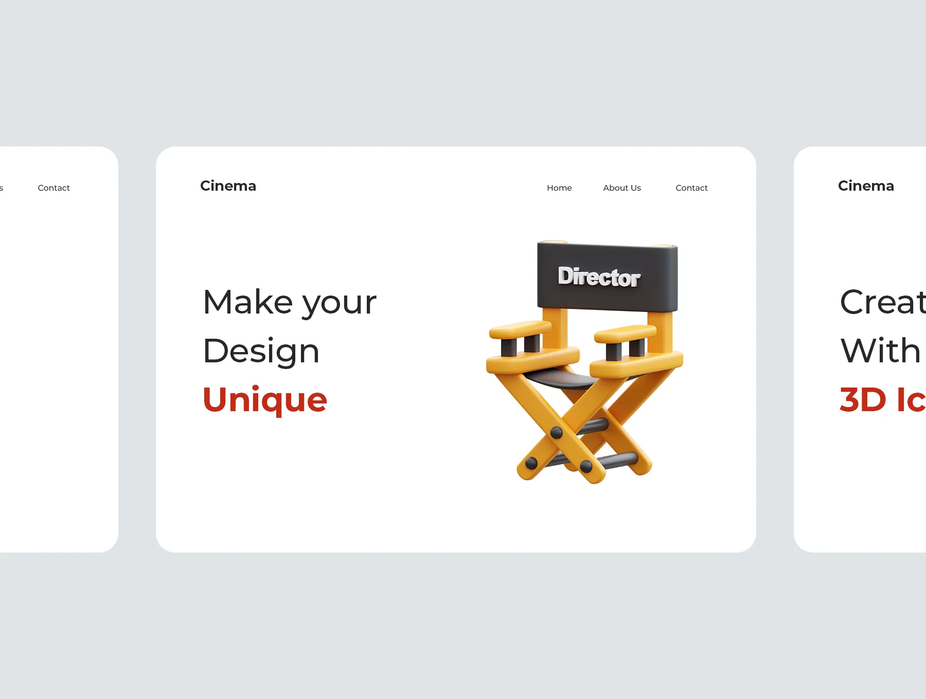 Cinema 3D Icons 6