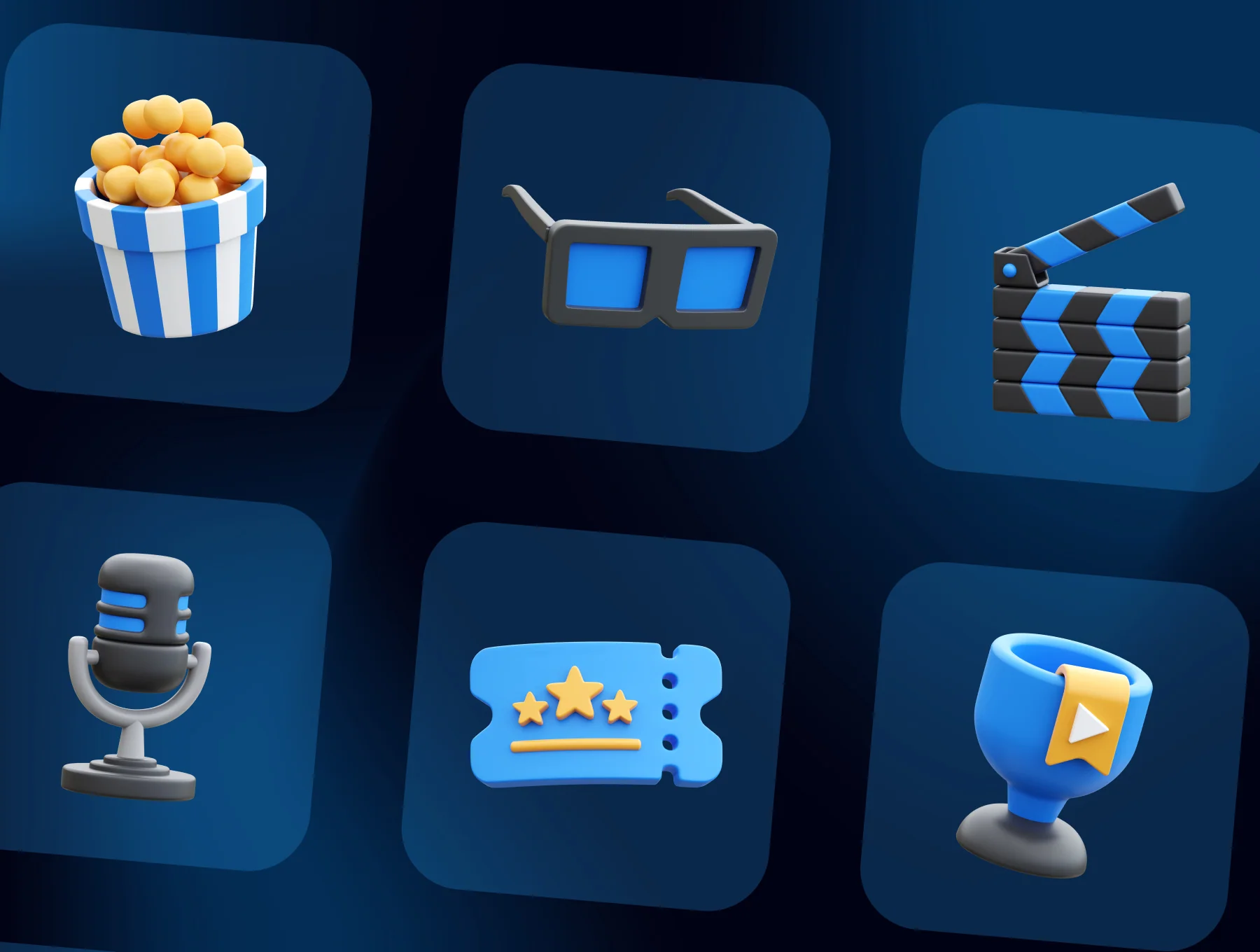 Cinema 3D Illustrations 3