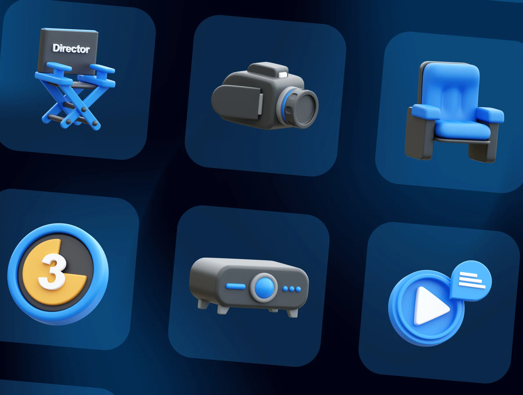 Cinema 3D Illustrations 4