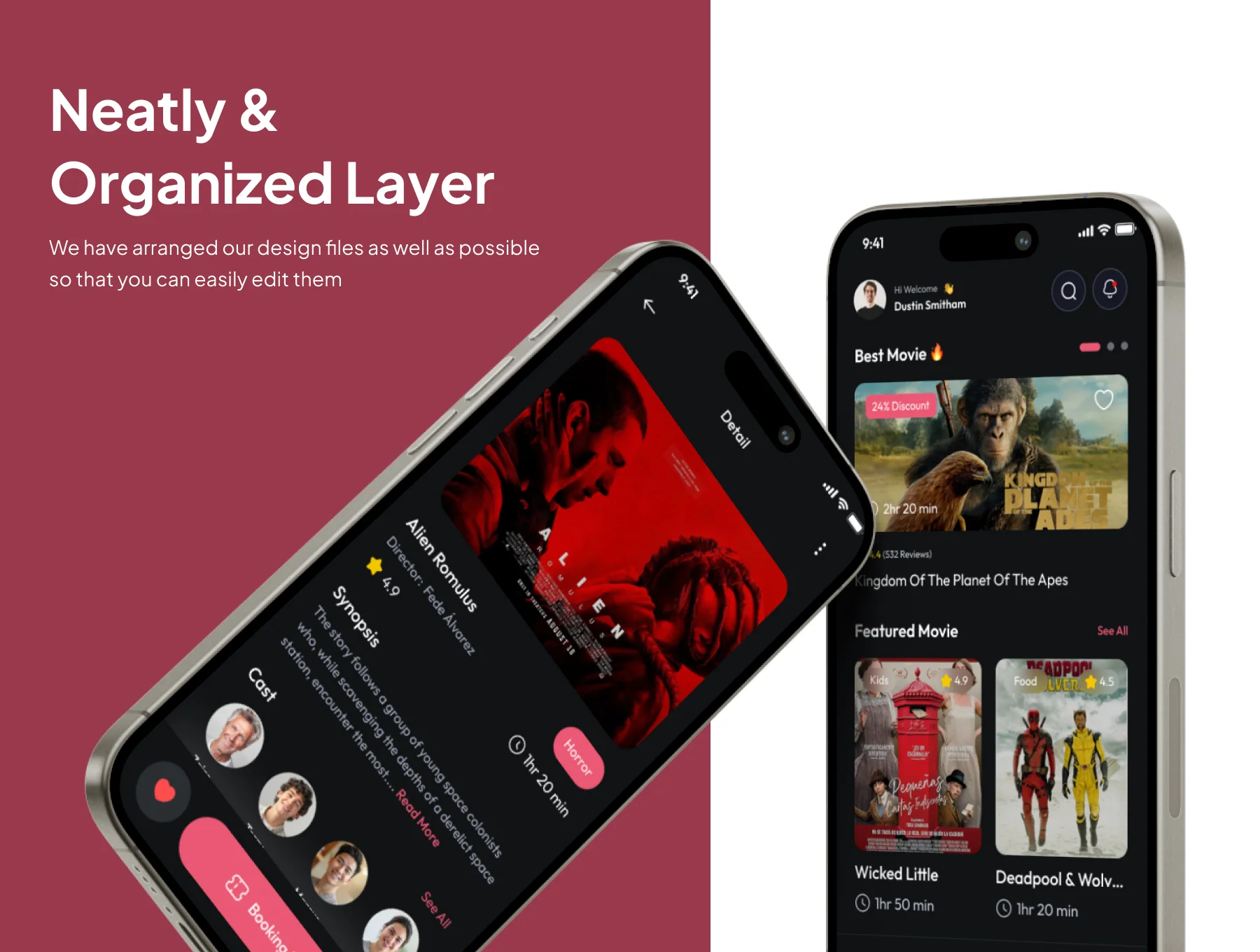 CinemaGo -  Ticket Movie Booking Premium UI KIts App 3