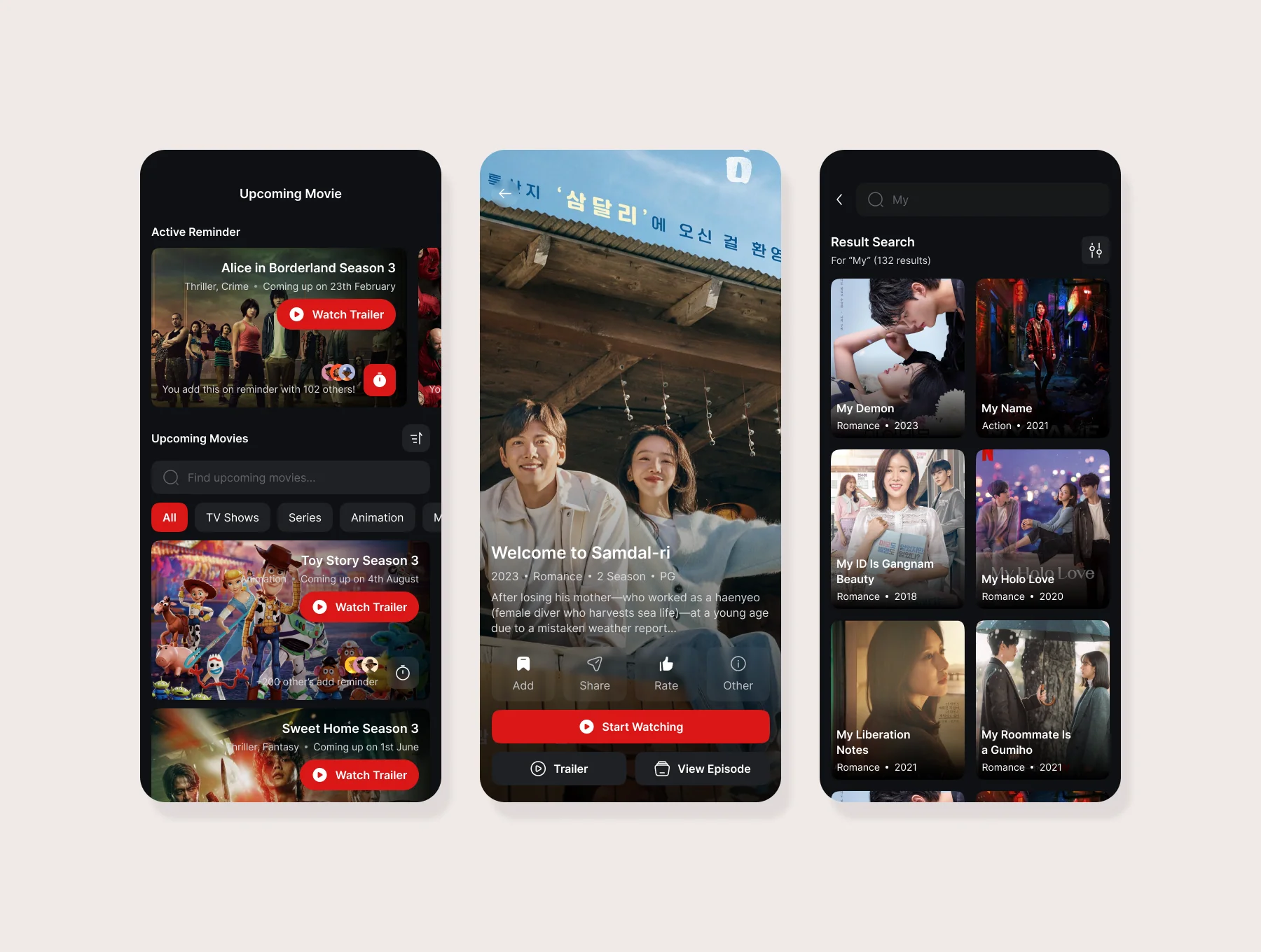 Cinemate - Movie Mobile App UI KIT 5