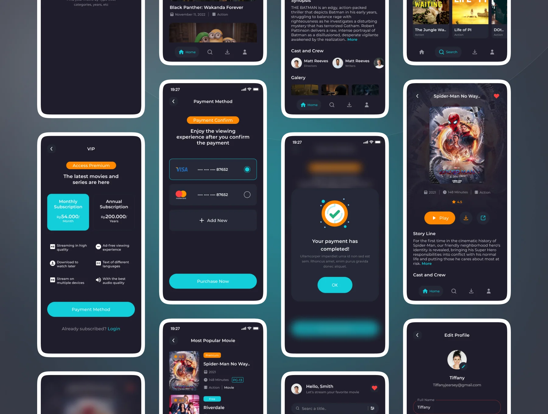 Cinemax - Movie Apps UI Kits 5