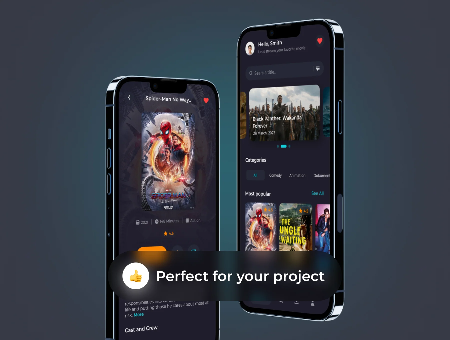 Cinemax - Movie Apps UI Kits 7