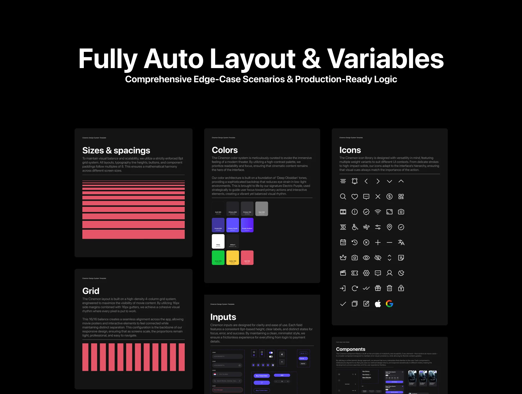Cinemon - Premium Cinema & Movie Ticket Booking UI Kit 4