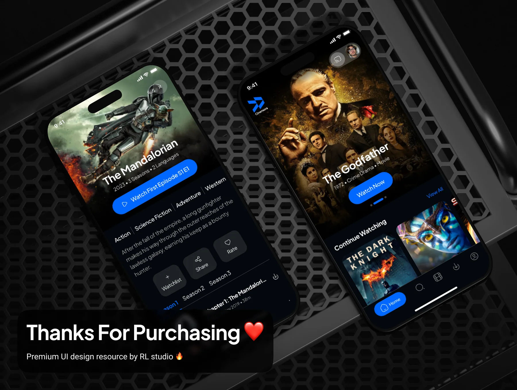 Cinemora - Movie Streaming App UI Kit 10