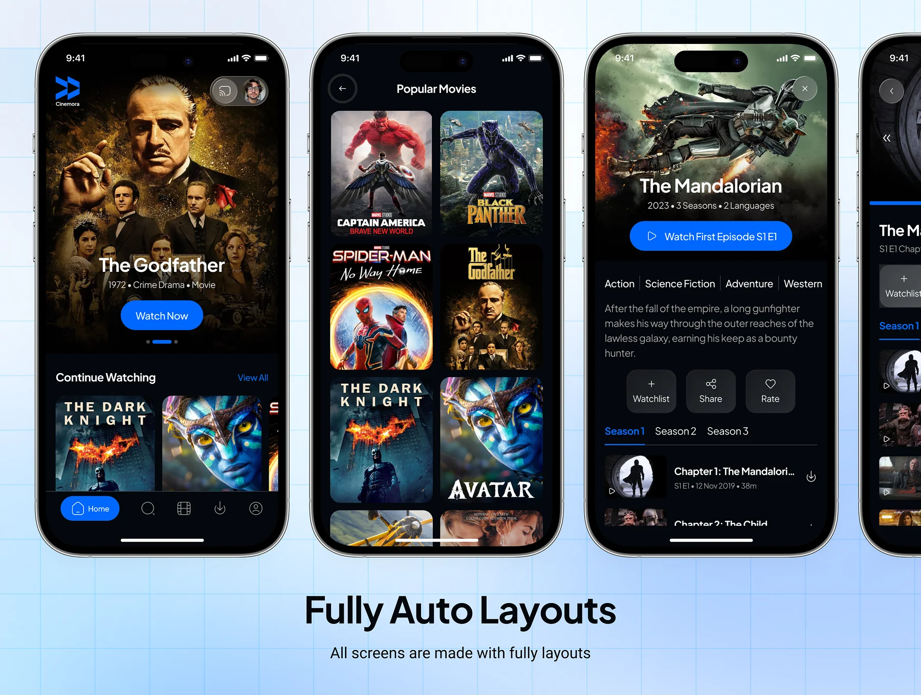 Cinemora - Movie Streaming App UI Kit 4