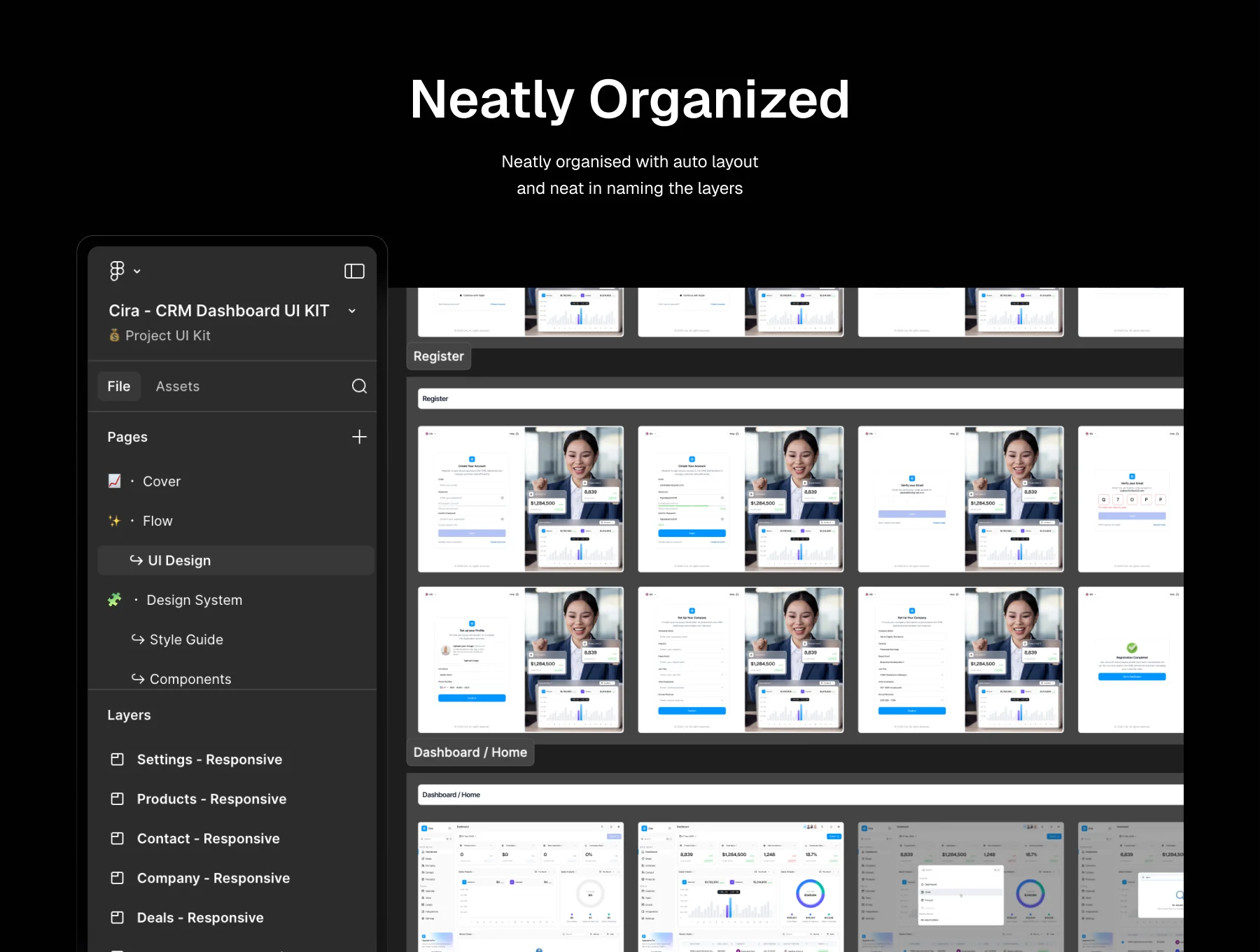 Cira - CRM Dashboard UI Kit 4