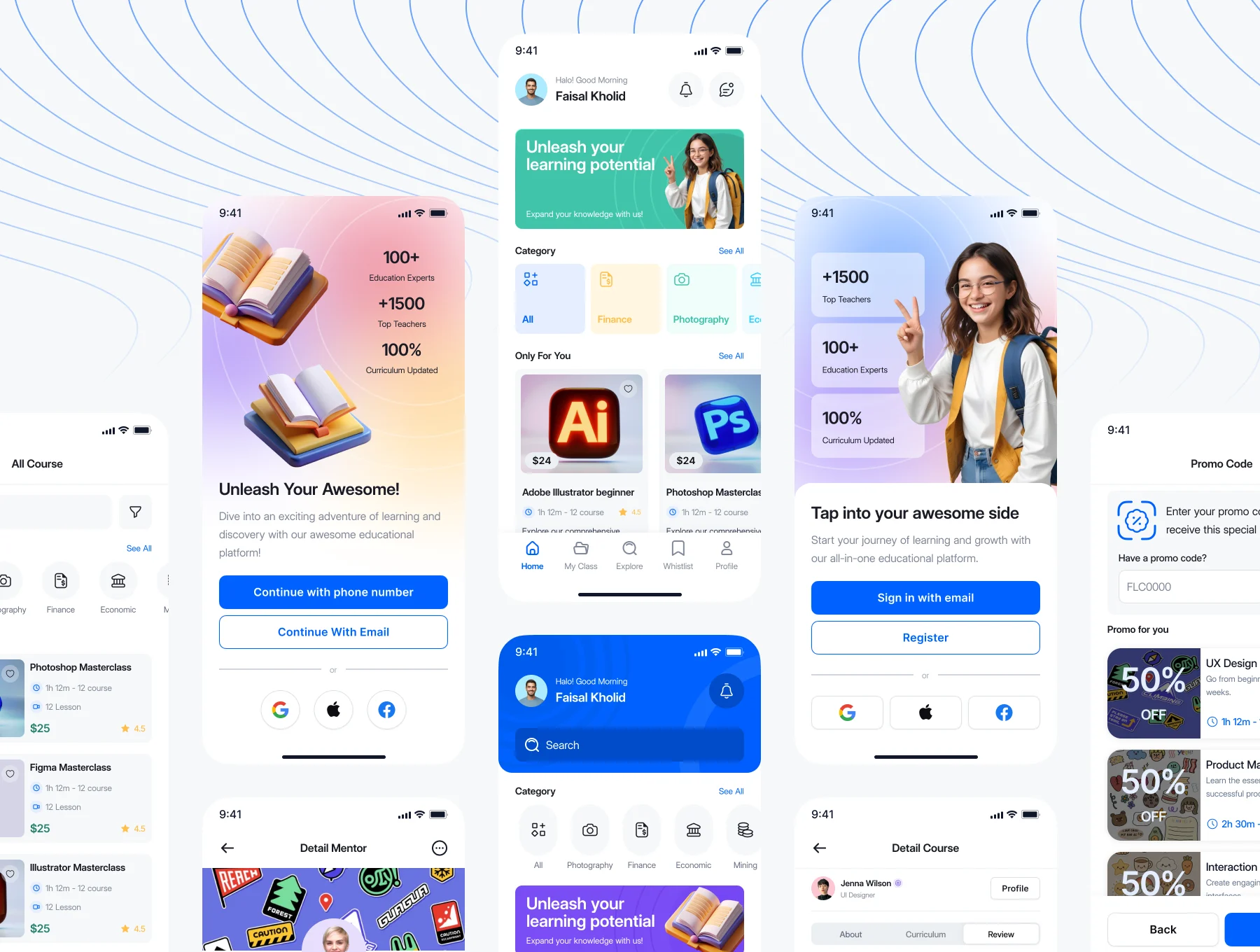 Circle Class - Online Learning UI KIT 2