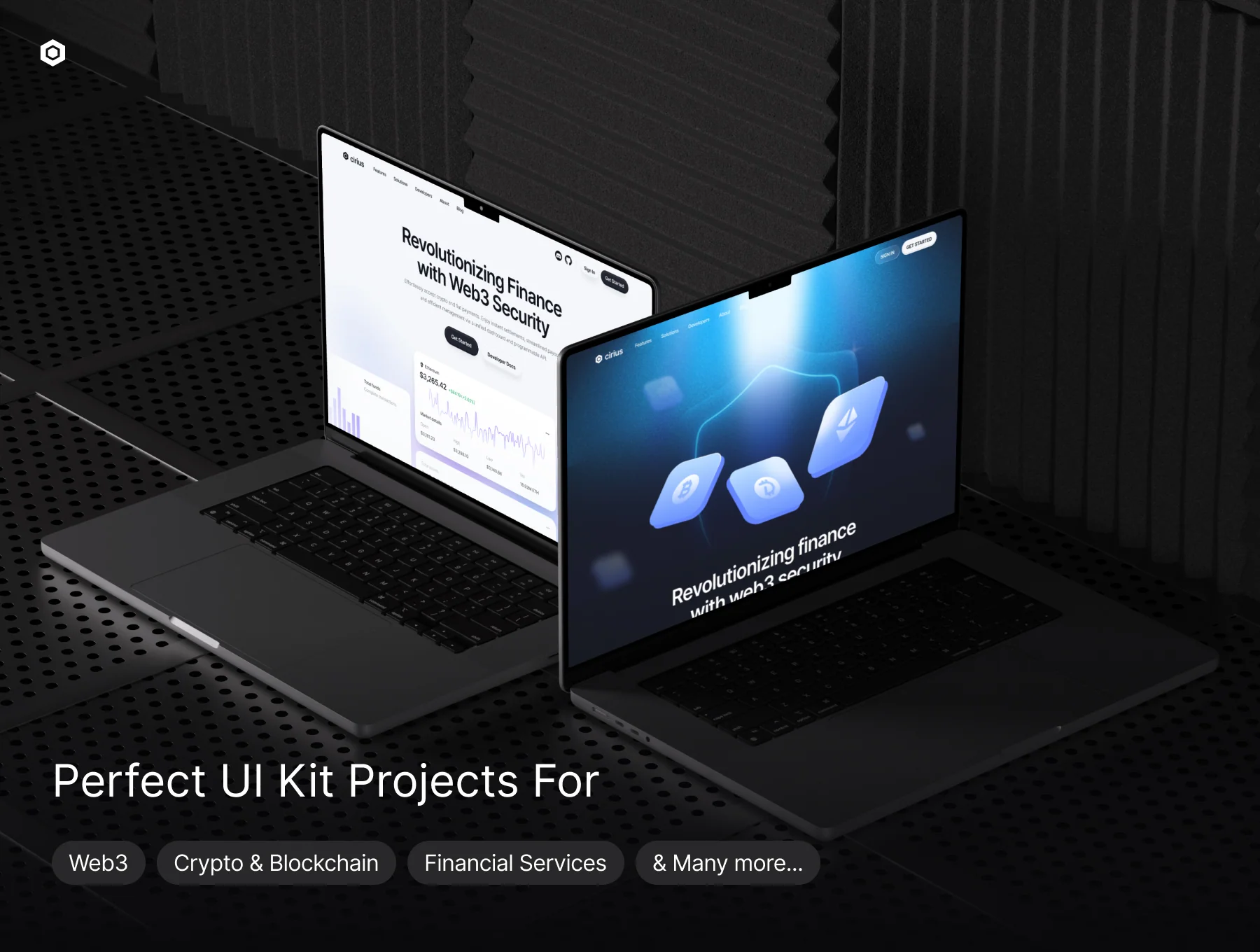 Cirius - SaaS Web3 Website Template 4