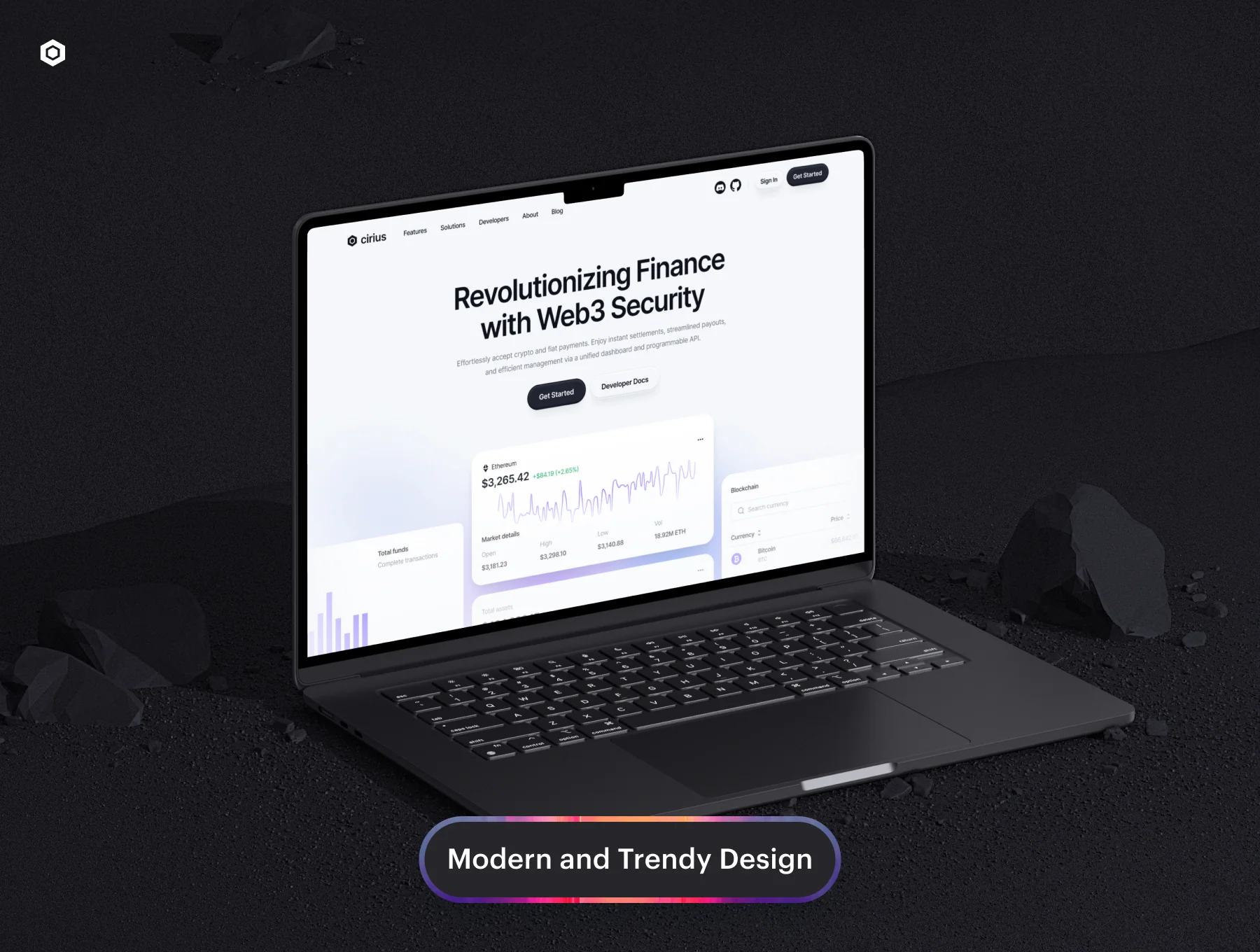 Cirius - SaaS Web3 Website Template 7