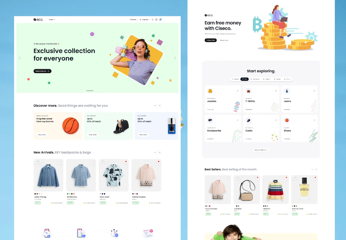 Ciseco — Shop & eCommerce React NextJs Template