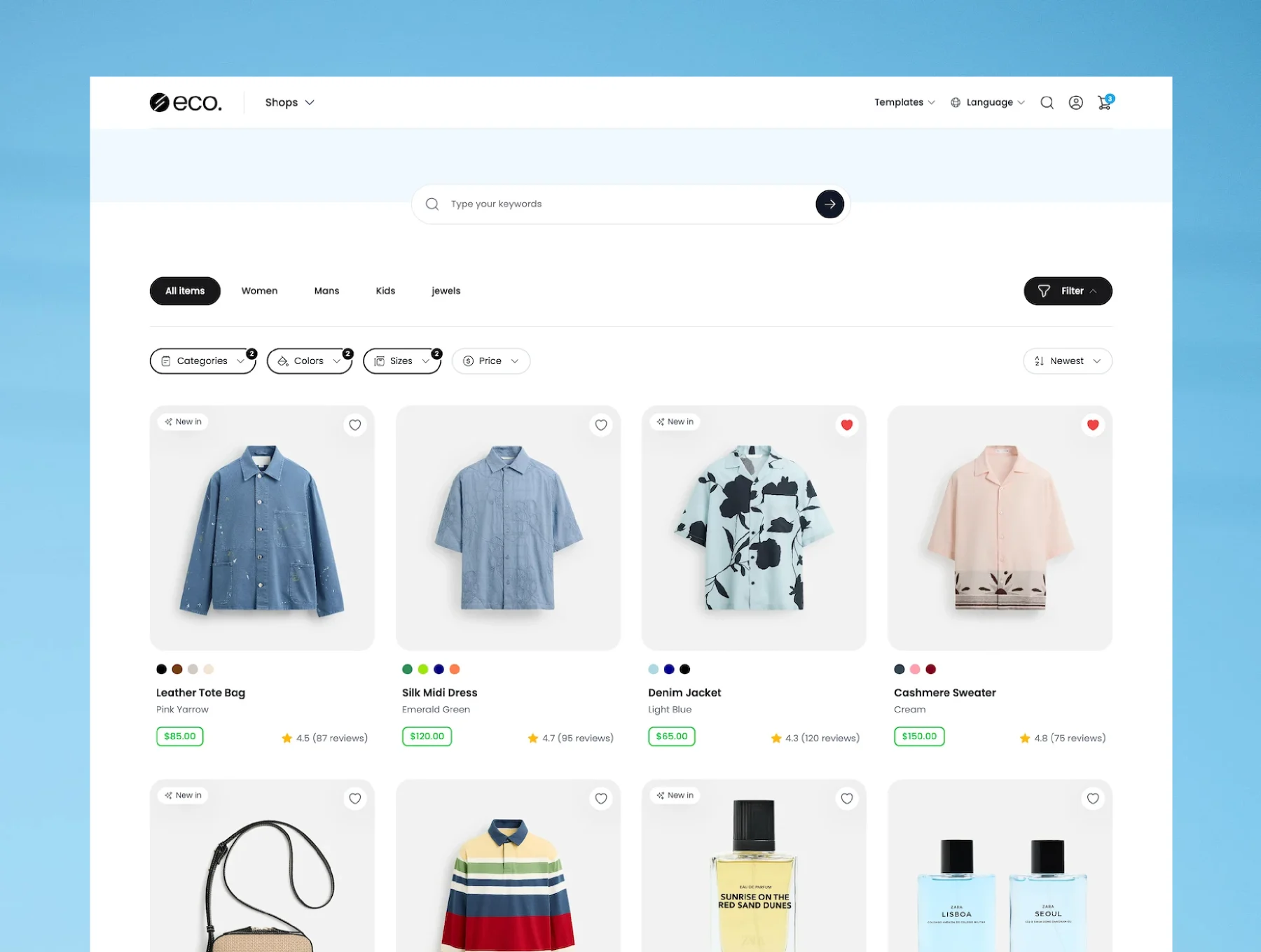 Ciseco — Shop & eCommerce React NextJs Template 3