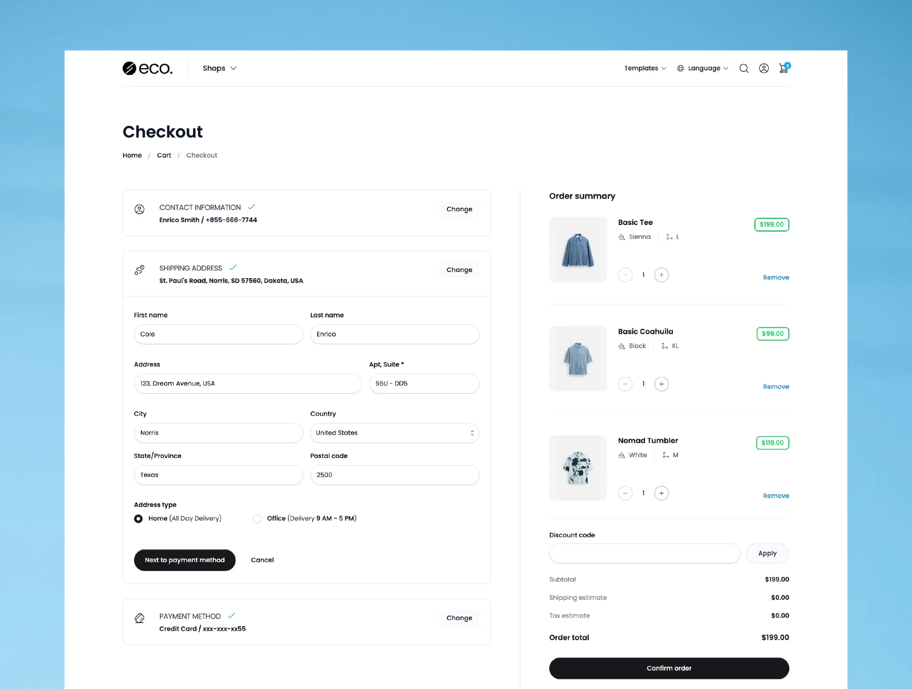 Ciseco — Shop & eCommerce React NextJs Template 4