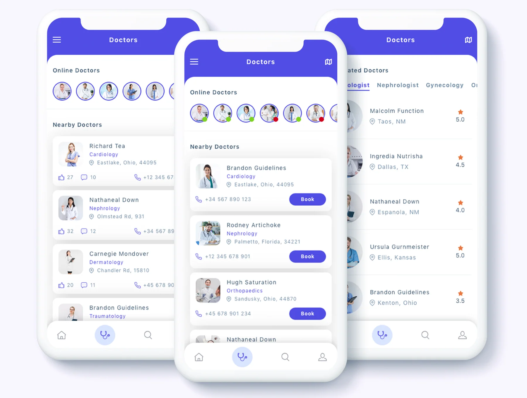 Civan - Find Doctor App UI Kit 3