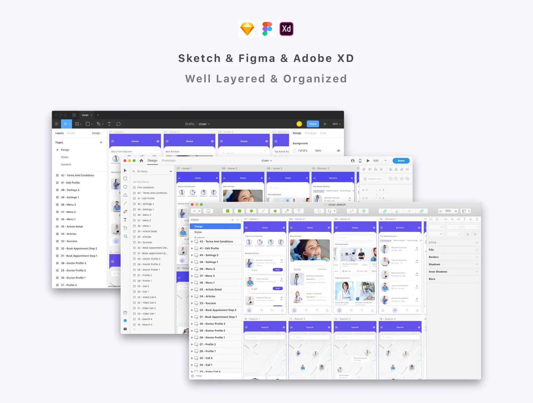 Civan - Find Doctor App UI Kit 5