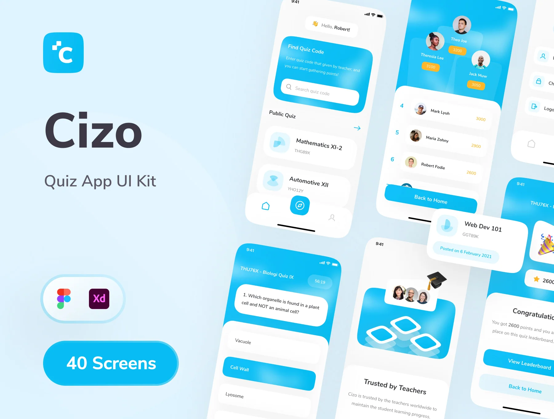 Cizo - Quiz App UI Kit