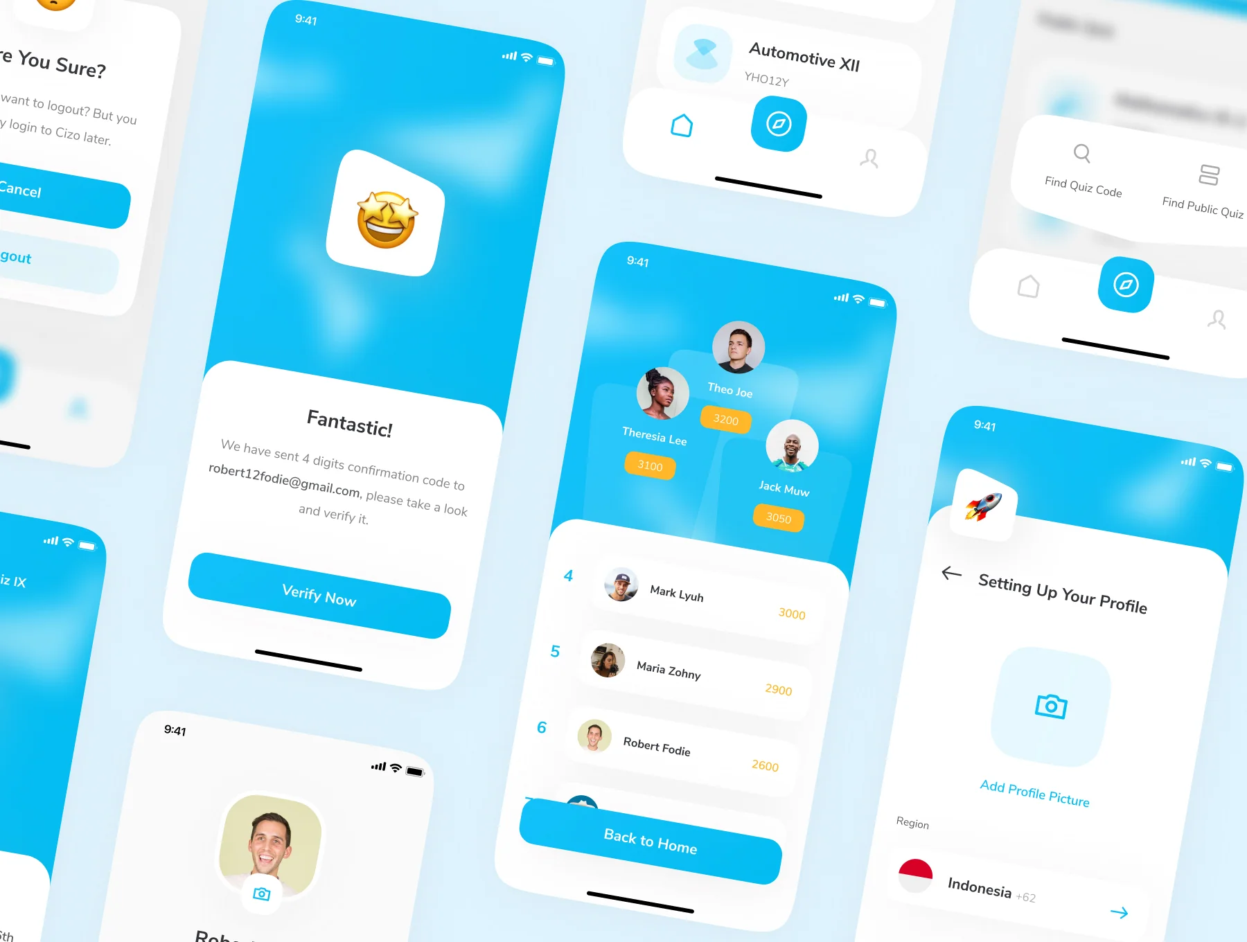 Cizo - Quiz App UI Kit 8