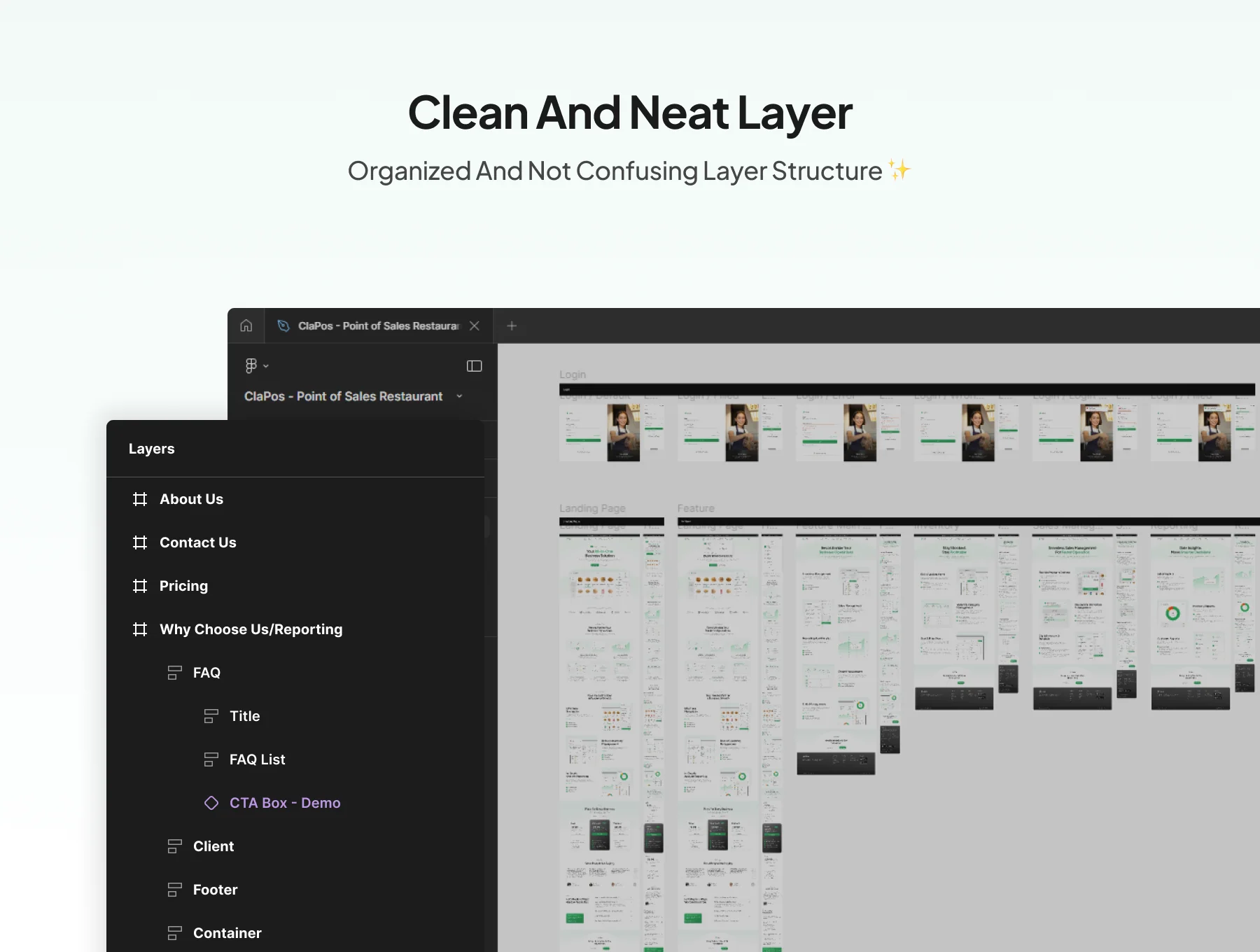 ClaPos - POS Website UI KIT 3