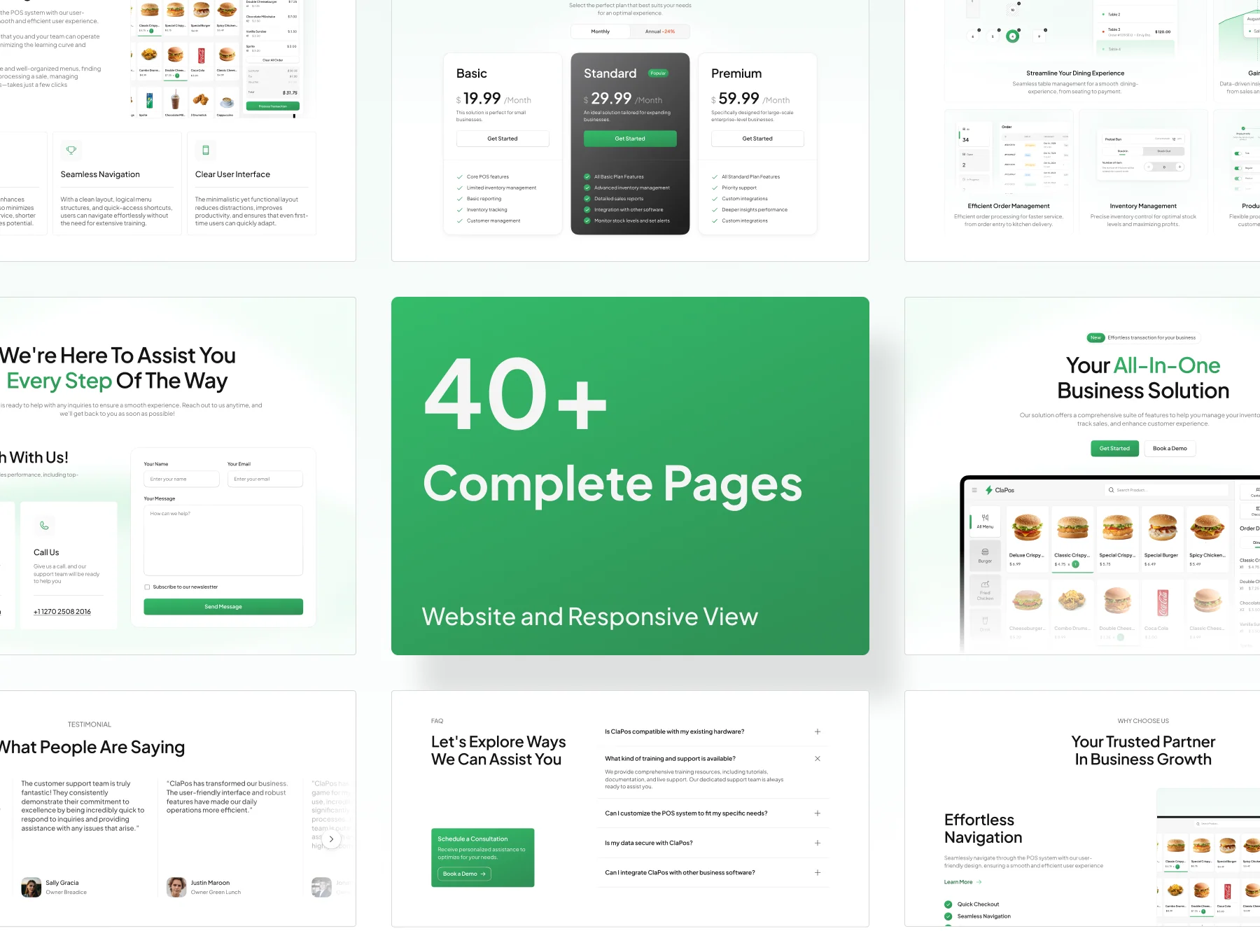 ClaPos - POS Website UI KIT 5